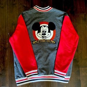 Disney parks Mickey Mouse club varsity jacket